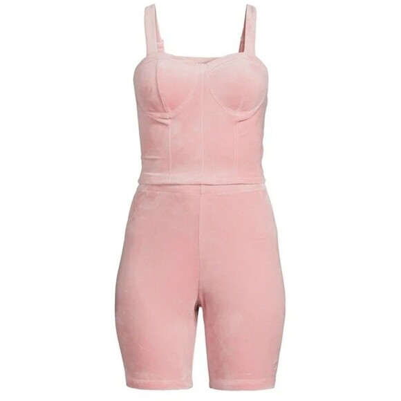 Women’s No Boundaries 2 Piece Short Set Black Size Large (11-13) - Picture 1 of 6